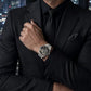 Aesop Large Roman Numerals Double Tourbillon Men Watch 7102