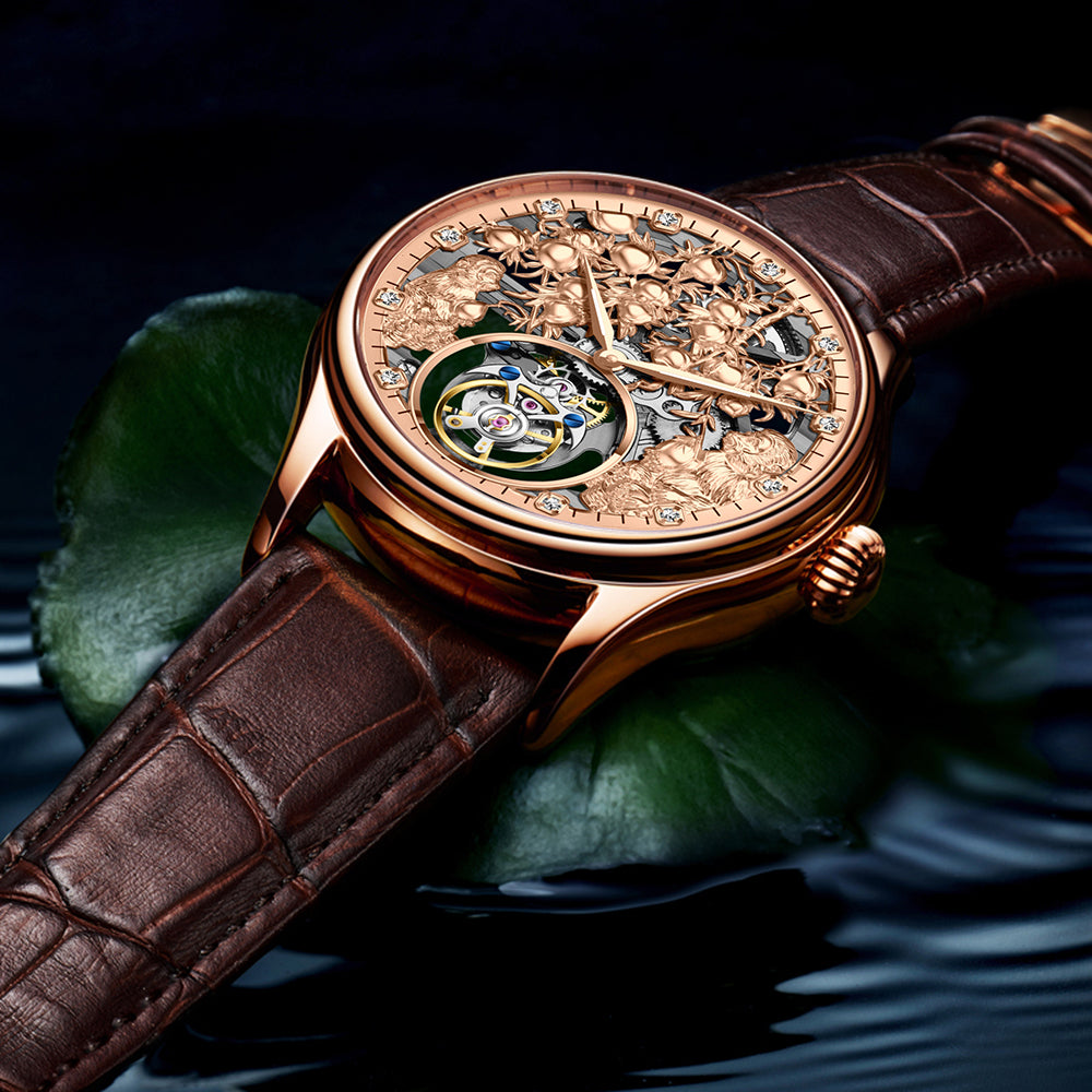 AESOP Zodiac Skeleton Tourbillon Monkey Watch 7082