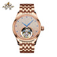 Aesop Tourbillon Men Watch Rhinestones Dial Mechanical Wristwatch 7046