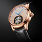 Aesop Tourbillon Men Watch Rhinestones Dial Mechanical Wristwatch 7046