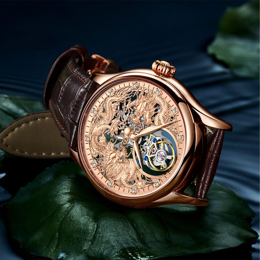 AESOP Zodiac Skeleton Tourbillon Dragon Watch 7080