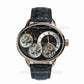 Aesop Triple Tourbillon Watch Mechanical Hand Wind Sapphire Crystal Luminous Luxury Men Wristwatch 7103