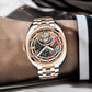 AESOP Skeleton Luminous Sapphire Crystal Original Tourbillon Watch 7062