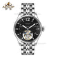 Aesop Business Tourbillon Men Watch Stainless Steel Strap/Leather Strap 7095