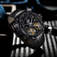 Aesop Double Tourbillon Men Watch Flying Tourbillon Sapphire Crystal 316L Stainless Steel Wristwatch 7030