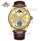 AESOP GMT Day and Night Display Multifunction Tourbillon Watch 7118