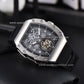 AESOP Tonneau Tourbillon Men Watch Hand Wind Sapphire Crystal Luminous Waterproof Luxury Men Wristwatch 7110