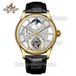 AESOP GMT Day and Night Display Multifunction Tourbillon Watch 7118