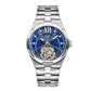 Customized LOGO Rose Pattern Tourbillon Mechanical Men Watch 5