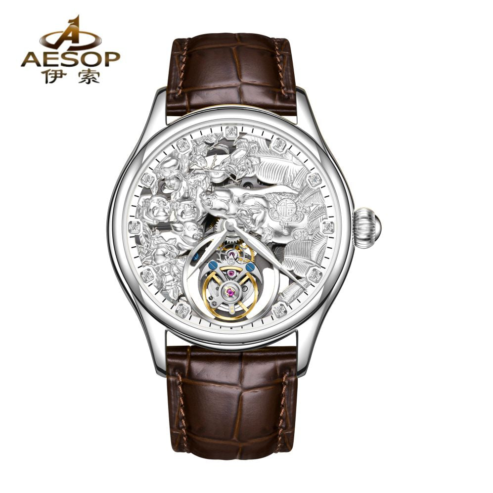 AESOP Zodiac Tourbillon Pig Watch 7085