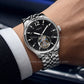 Aesop Business Tourbillon Men Watch Stainless Steel Strap/Leather Strap 7095