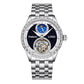 Customized LOGO Blue Sandstone Tourbillon Men Watch 2