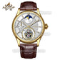 AESOP GMT Day and Night Display Multifunction Tourbillon Watch 7118