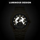 Aesop Map Dial Tourbillon Men Watch Stainless Steel Strap 7033