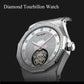 Aesop Luxury Diamond Inlay Tourbillon Watch 7088G