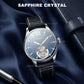 Aesop Business Tourbillon Men Watch Stainless Steel Strap/Leather Strap 7095