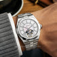 Aesop Classic Tourbillon Men Watch Stainless Steel Strap 7032