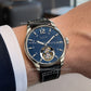 Aesop Business Tourbillon Men Watch Stainless Steel Strap/Leather Strap 7095