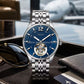 Aesop Business Tourbillon Men Watch Stainless Steel Strap/Leather Strap 7095
