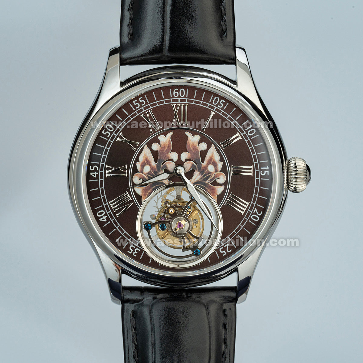 Aesop Real Tourbillon Men Watch Sapphire Crystal Luminous Waterproof Luxury Men Wristwatch 7115