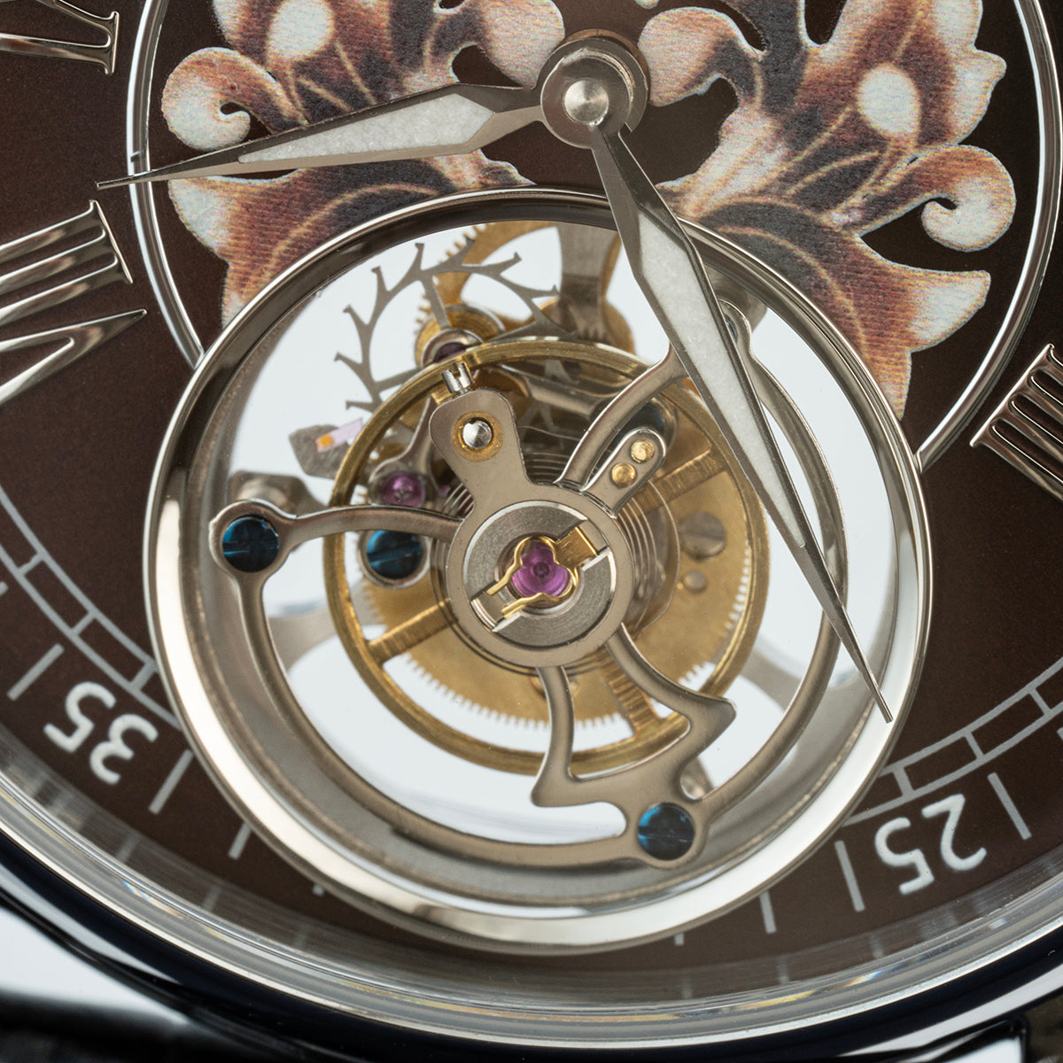 Aesop Real Tourbillon Men Watch Sapphire Crystal Luminous Waterproof Luxury Men Wristwatch 7115