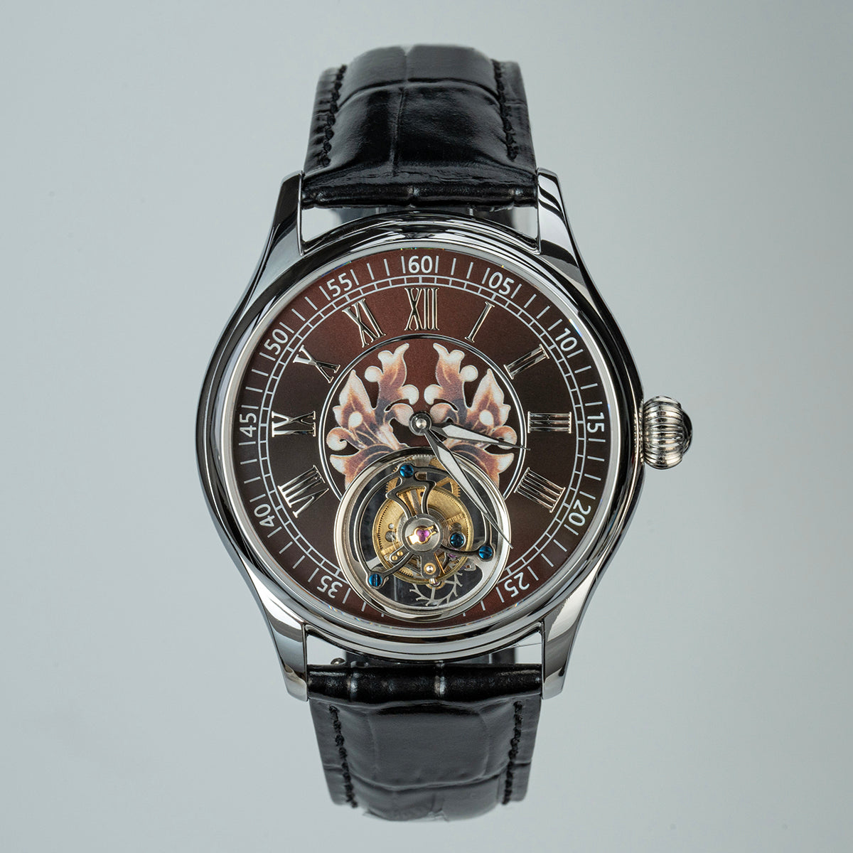 Aesop Real Tourbillon Men Watch Sapphire Crystal Luminous Waterproof Luxury Men Wristwatch 7115