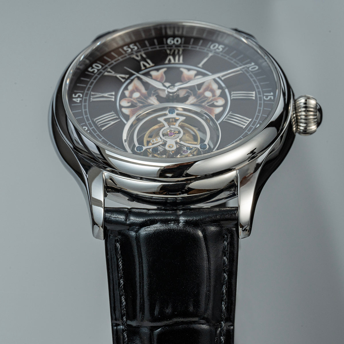 Aesop Real Tourbillon Men Watch Sapphire Crystal Luminous Waterproof Luxury Men Wristwatch 7115