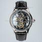 Aesop Hollow Skeleton Tourbillon Men Watch Dial Sapphire Crystal Luminous Waterproof Luxury Men Wristwatch 7031