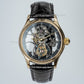 Aesop Hollow Skeleton Tourbillon Men Watch Dial Sapphire Crystal Luminous Waterproof Luxury Men Wristwatch 7031