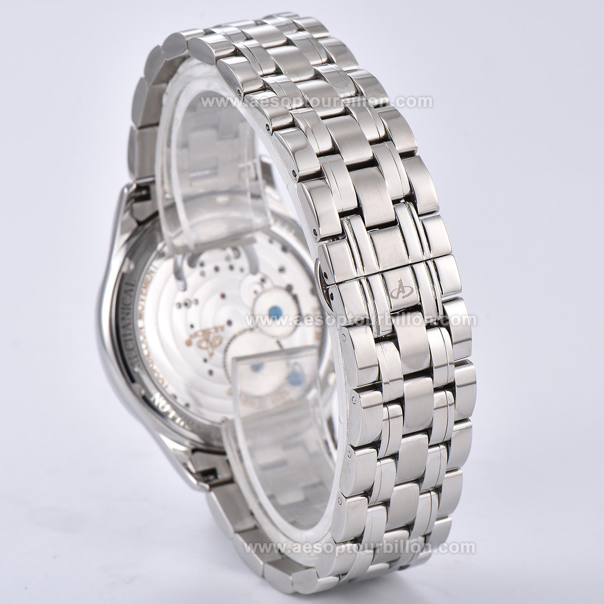 AESOP GMT Day and Night Display Multifunction Tourbillon Watch 7118