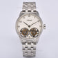 Aesop White Dial Classic Double Tourbillon Mechanical Men Watch 7108