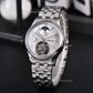 AESOP GMT Day and Night Display Multifunction Tourbillon Watch 7118