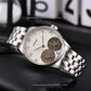 Aesop White Dial Classic Double Tourbillon Mechanical Men Watch 7108