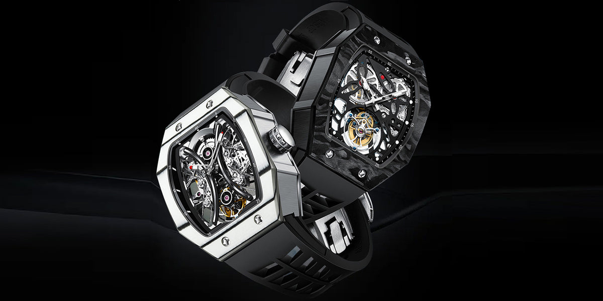 carbon fiber tourbillon watch 7036 7035