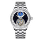 Customized LOGO Blue Sandstone Tourbillon Men Watch 2