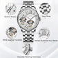Aesop Large Roman Numerals Double Tourbillon Men Watch 7102