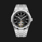 Aesop 316L Stainless Steel/Rubber Band Original Tourbillon Watch 7057
