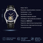 AESOP Mens Luxury Real Flying Tourbillon Mechanical Sapphire Waterproof Watch Skeleton Watches for Men Wristwatches Male Clock 7025