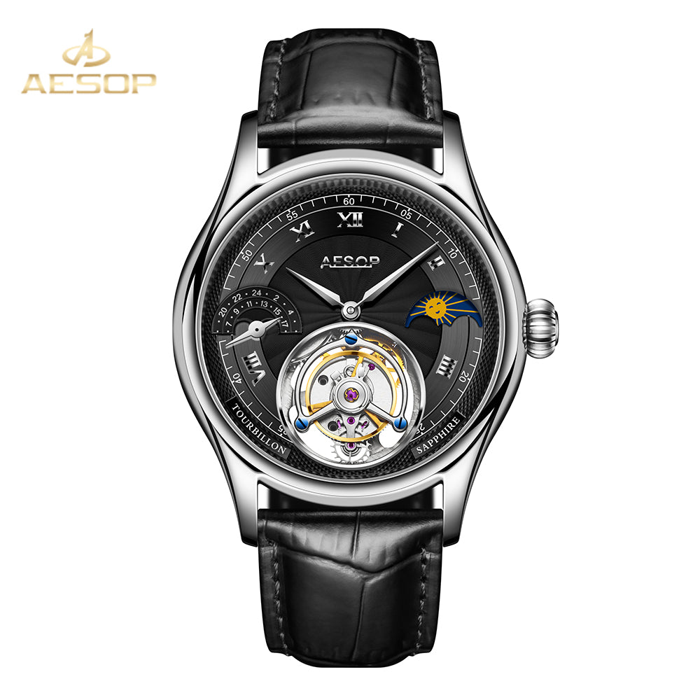 Aesop Wrist Watch GMT Tourbillon Movement 5ATM Waterproof Luxury Watches  7027 – AESOP OFFICIAL SHOP