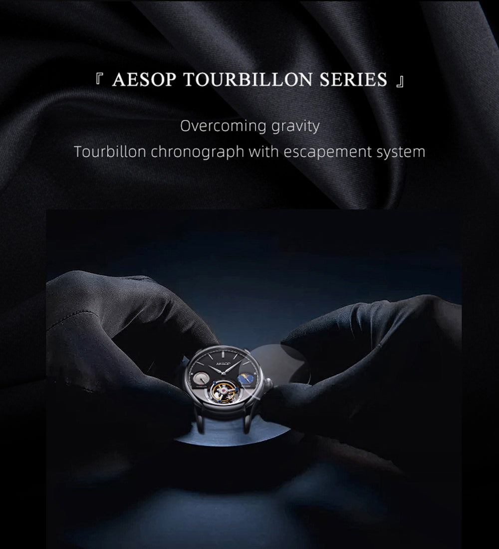 AESOP GMT Multifunction Original Tourbillon watch 7023