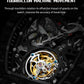 AESOP Carbon Fiber Bezel Tonneau Case Skeleton Tourbillon Watch 7036