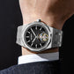 Aesop 316L Stainless Steel/Rubber Band Original Tourbillon Watch 7057