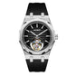 Aesop 316L Stainless Steel/Rubber Band Original Tourbillon Watch 7057