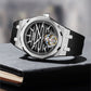 Aesop 316L Stainless Steel/Rubber Band Original Tourbillon Watch 7057