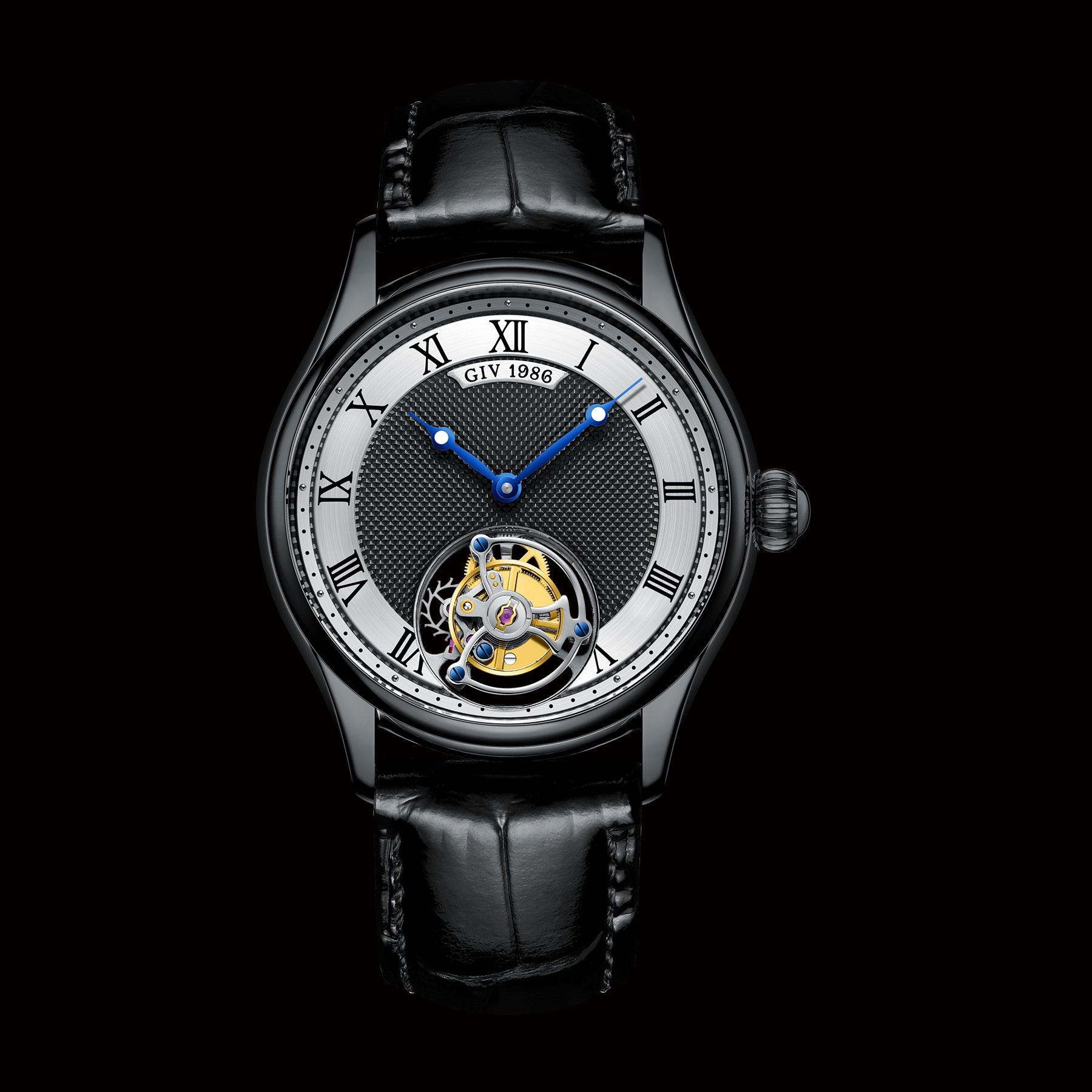 Aesop Tourbillon Orologio Meccanico Uomo A Carica Manuale - Cassa Acciaio 42,5 Mm Quadrante Scheletro